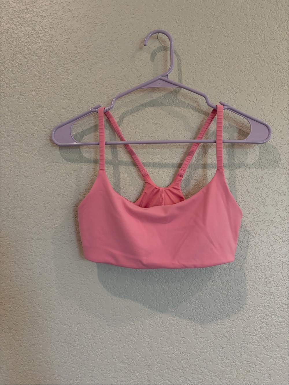 Lululemon Pink Racerback Sports Bra Size 8